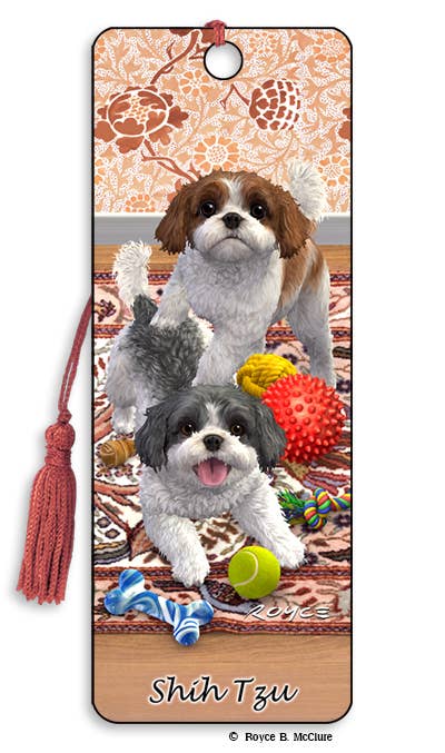 Shih Tzu 3D Dog Bookmark