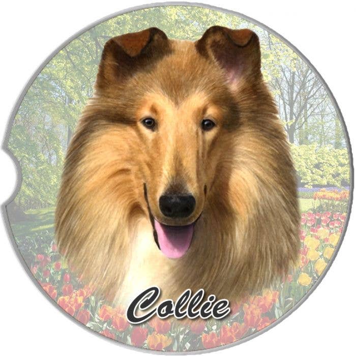 Collie Car Coaster