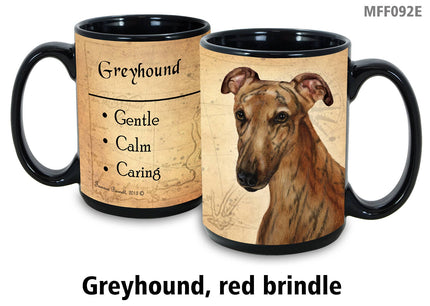 Greyhound Red Brindle Mug Coffee Cup