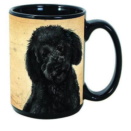 Labradoodle Black Mug Coffee Cup