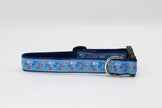 Yacht Club Burgee Side Release Buckle Clip Dog Collar