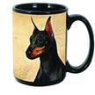 Min Pin Black/Tan Cropped Mug Coffee Cup