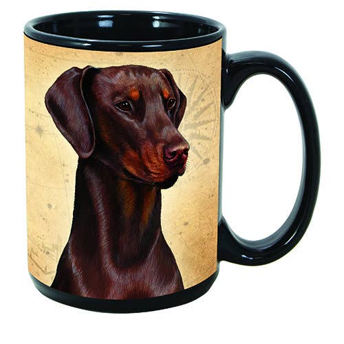 Doberman Red Mug Coffee Cup