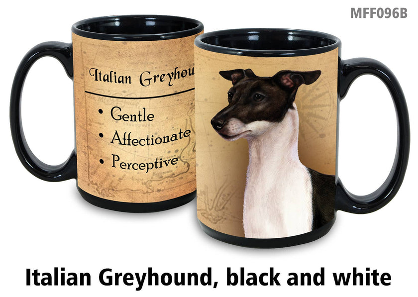 Italian Greyhound Black/White Mug Coffee Cup