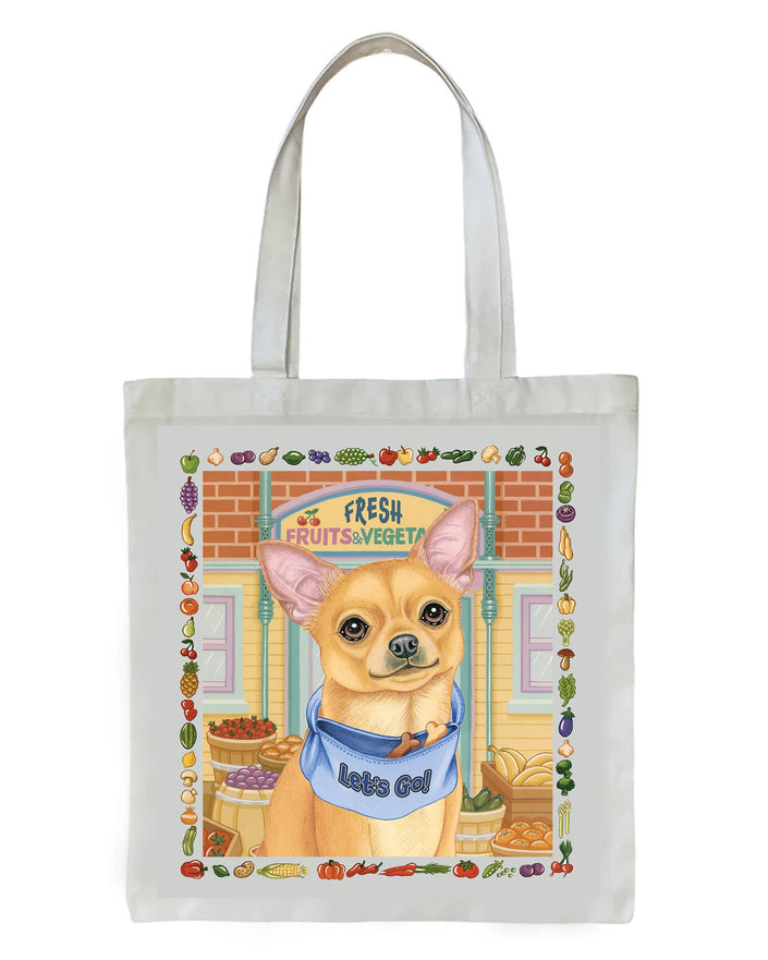 Chihuahua Tan-   Dog Breed Tote Bag