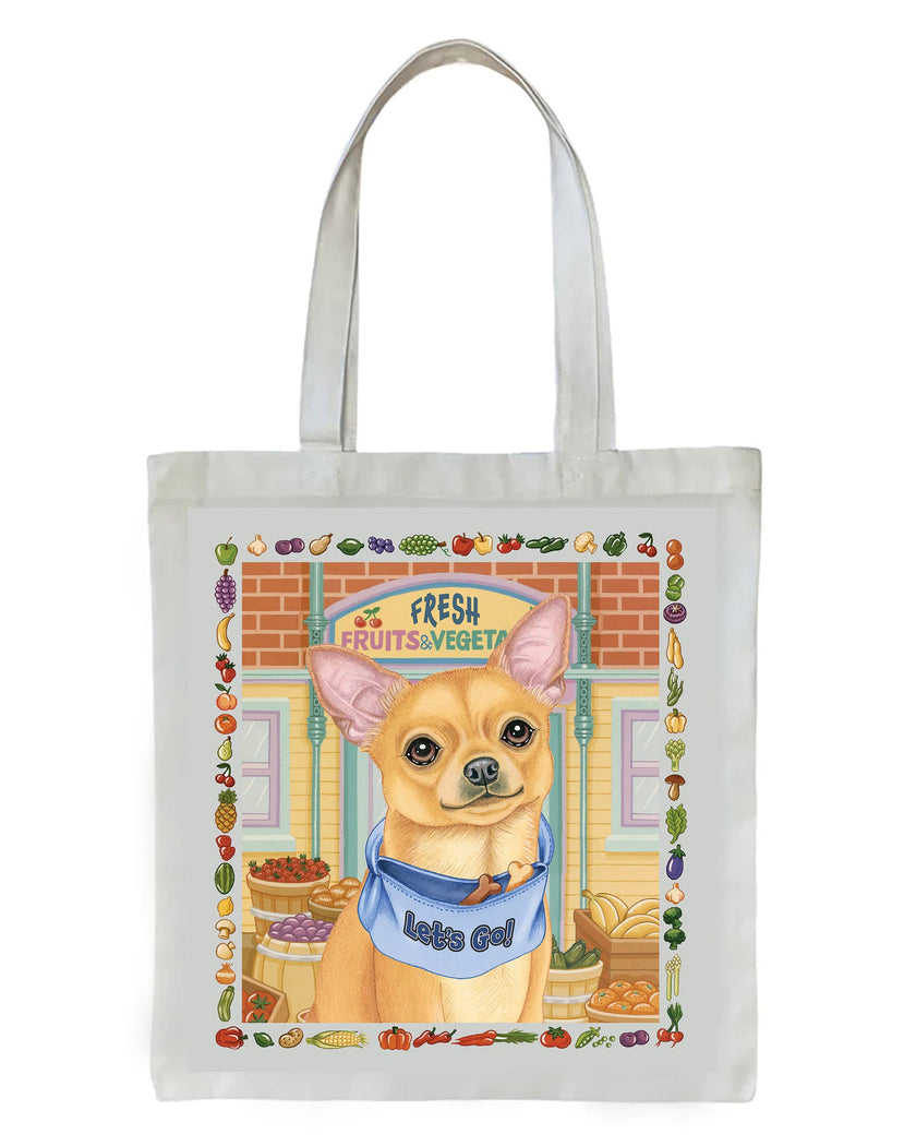 Chihuahua Tan-   Dog Breed Tote Bag