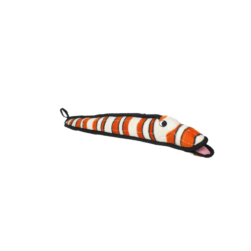 Tuffy Ocean Eel, Durable, Tough, Squeaky Dog Toy