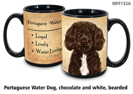 Portuguese Brown/White Mug Coffee Cup