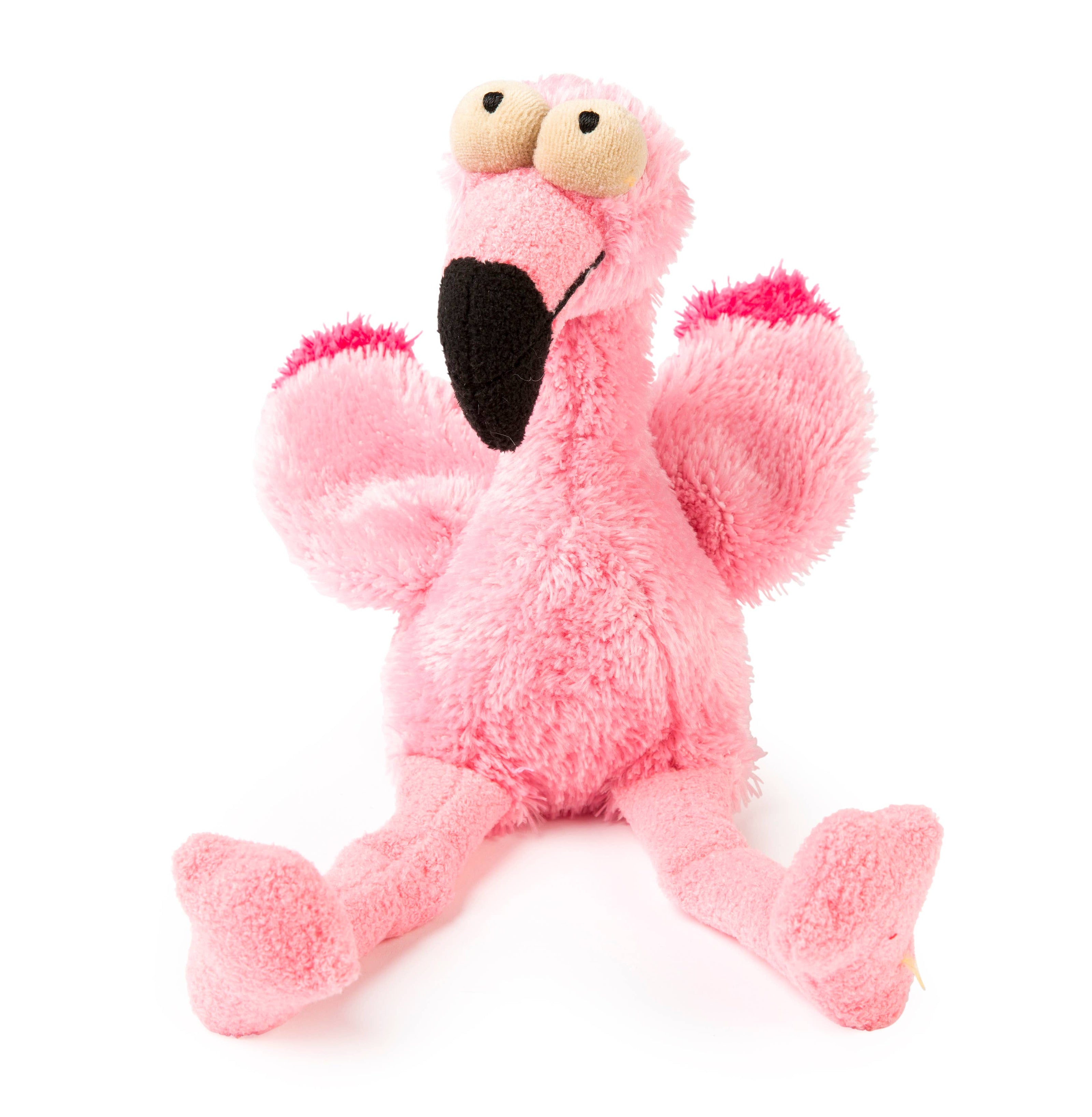 FuzzYard Dog Toy Neighborhood Nasties Flo the Flamingo Large