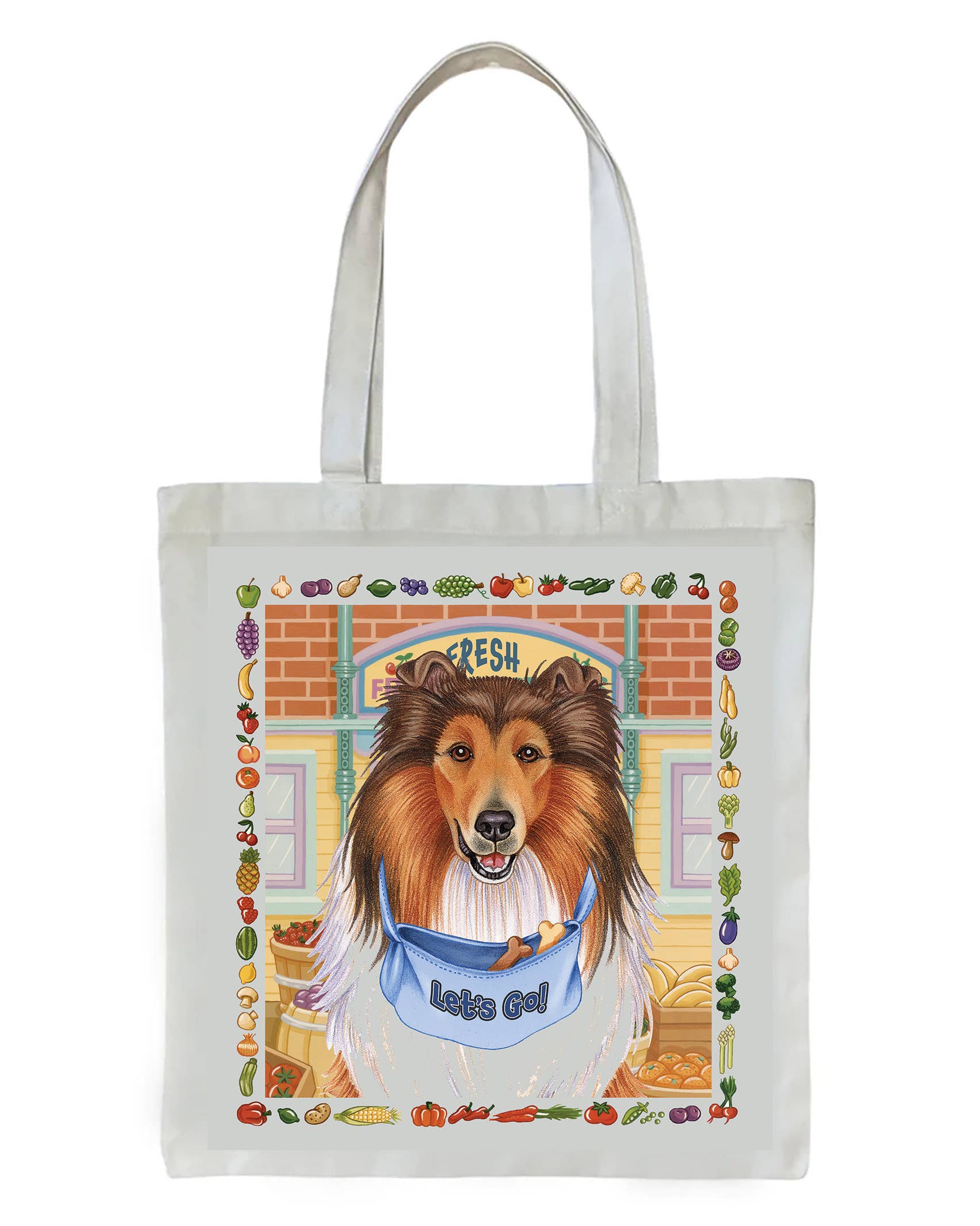 Collie -   Dog Breed Tote Bag