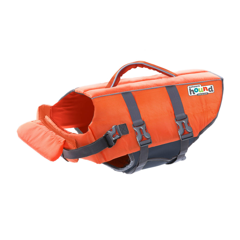 Dog Life Jacket Orange Splash