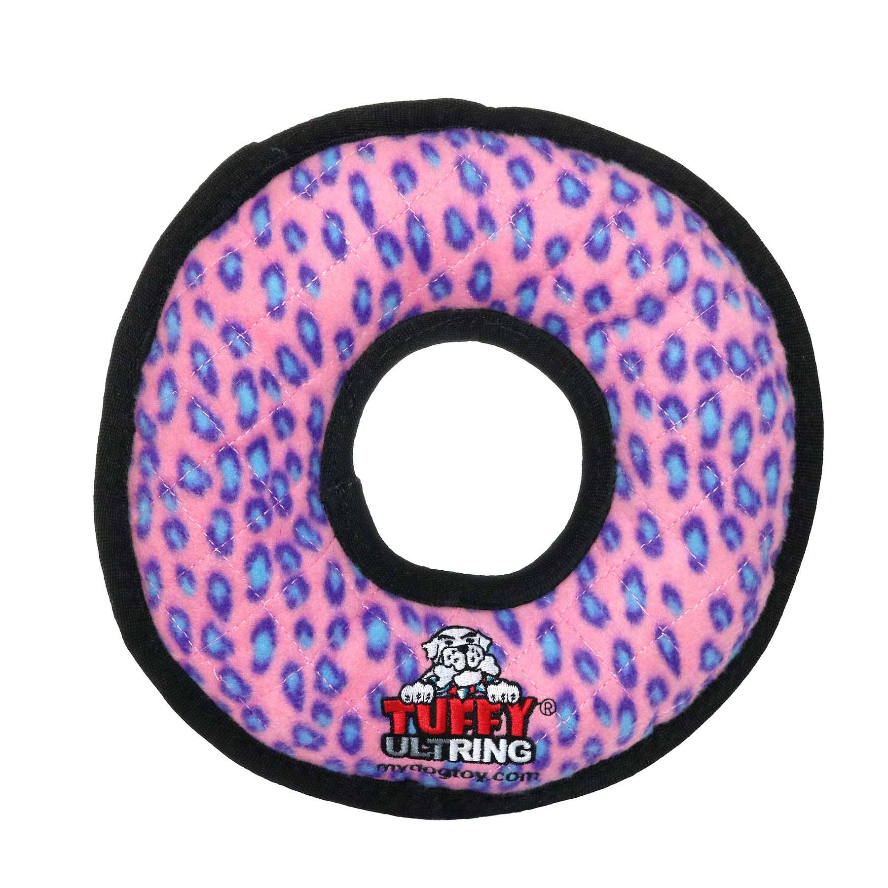 Tuffy Ultimate Ring - Pink, Durable, Squeaky Dog Toy