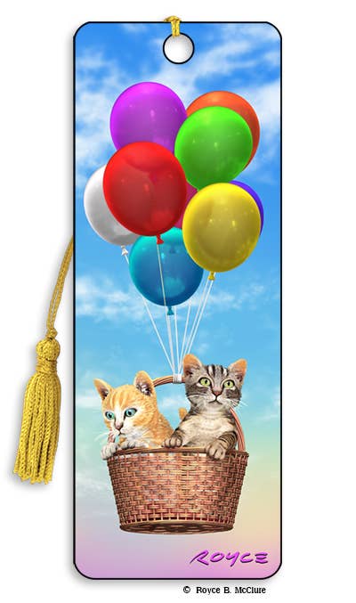 Kitty Up 3D Royce Bookmark