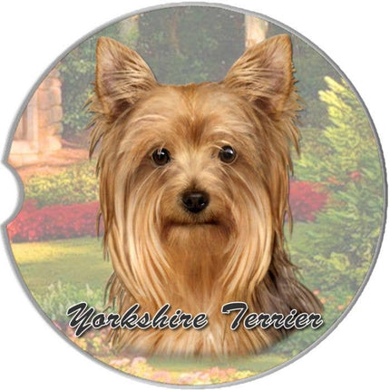 Yorkie Car Coaster