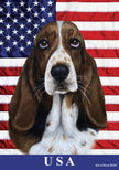 Basset Hound -  All-American II House Flag