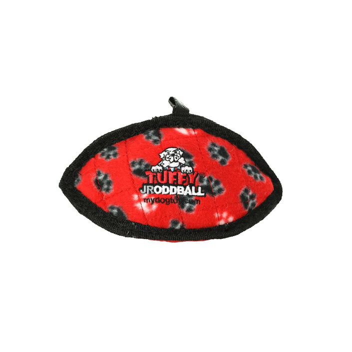 Tuffy Jr Odd Ball - Red Paw, Tough, Durable Dog Toy
