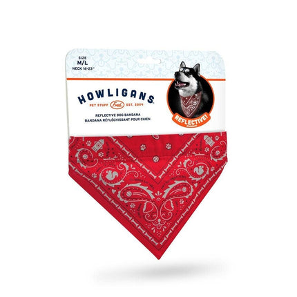 Howligans - Dog Bandana - Large Red