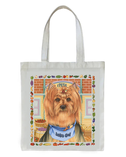 Yorkie Show Cut -   Dog Breed Tote Bag