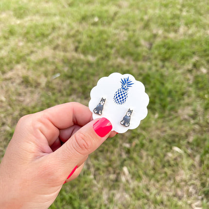 Schnauzer Earrings