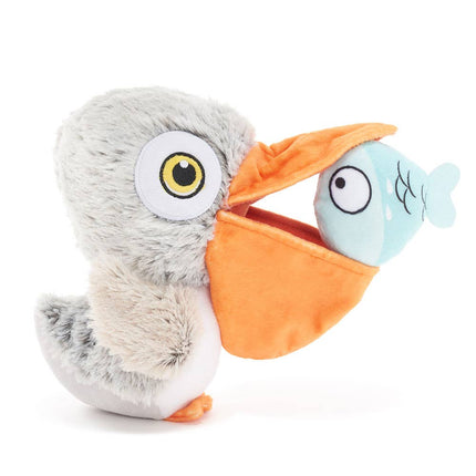 BARK Big Bill & Beak-A-Boo Fish Dog Toy