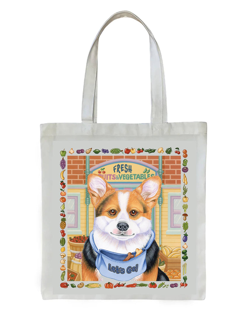 Corgi Tri -   Dog Breed Tote Bag