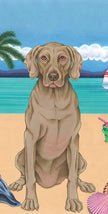 Weimaraner Bath Beach Towel