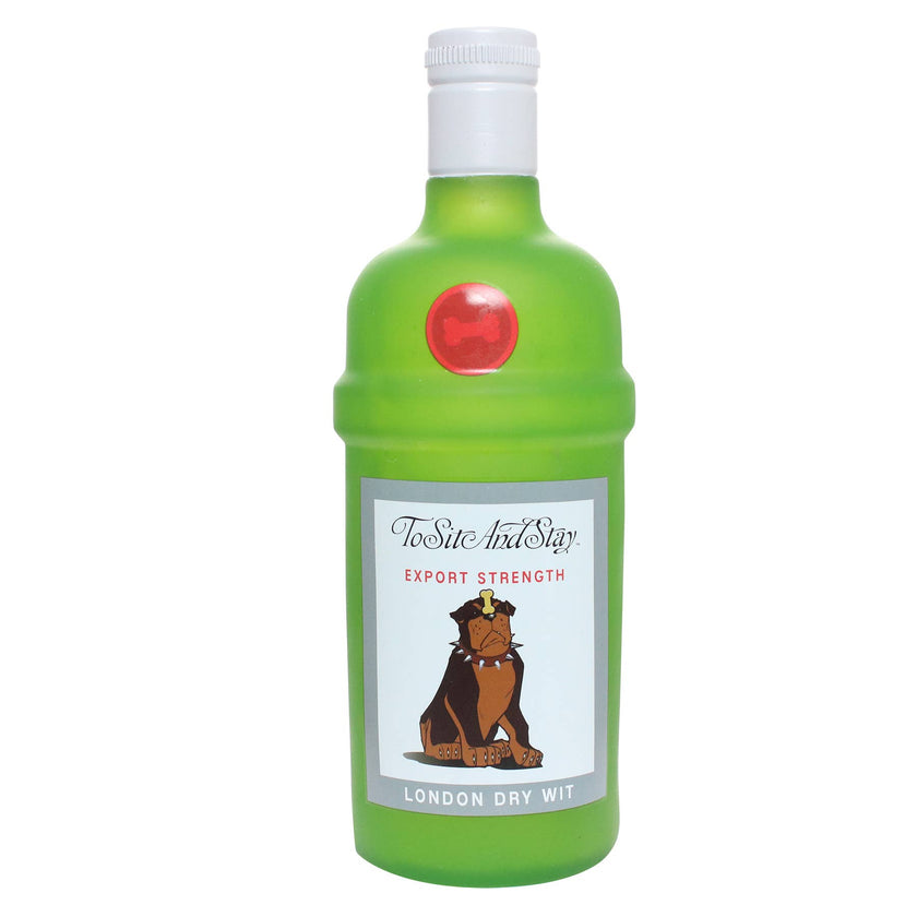Silly Squeaker Liquor Bottle To Sit & Stay, Squeaky Dog Toy