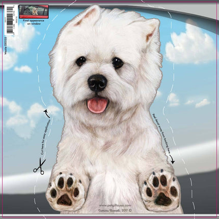 Westie - Car Window Decal