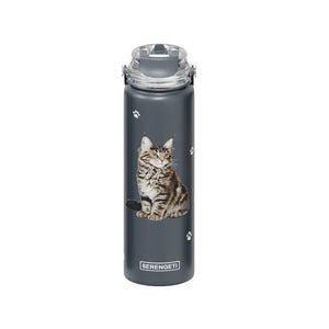 Maine Coon Stainless Steel Water Bottle 24 Oz. Serengeti