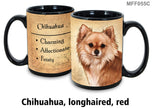 Chihuahua Long Hair Red Mug Coffee Cup