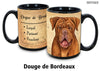 Dogue De Bordeaux  Red Mug Coffee Cup