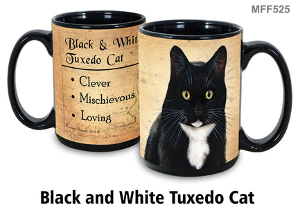 Cat Black & White Tuxedo Mug Coffee Cup