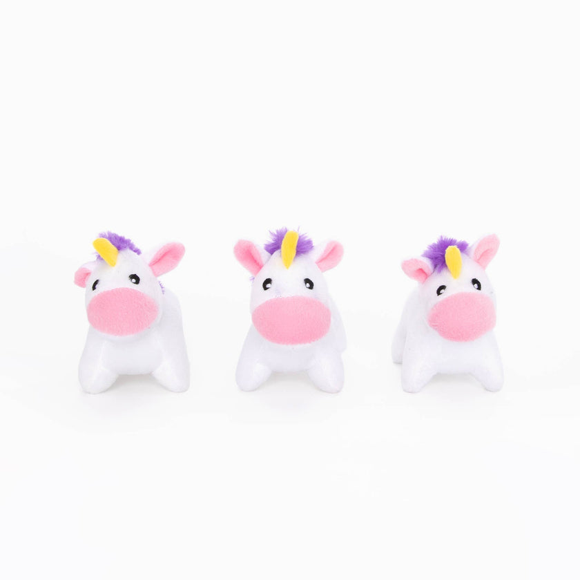 Miniz Unicorns Dog Toy-3 pack
