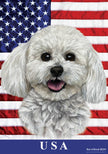 Bichon Frise Show Cut -  All-American II Garden Flag