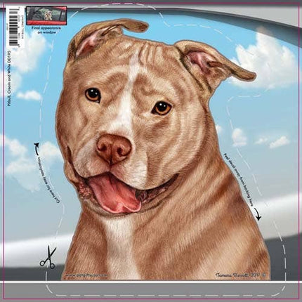 Pitbull - Dogs On The Move Window Decal