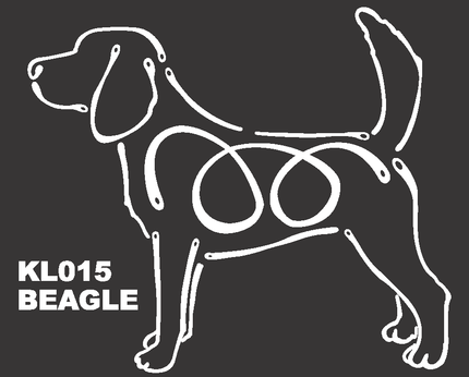 Beagle K-line Window Tattoo