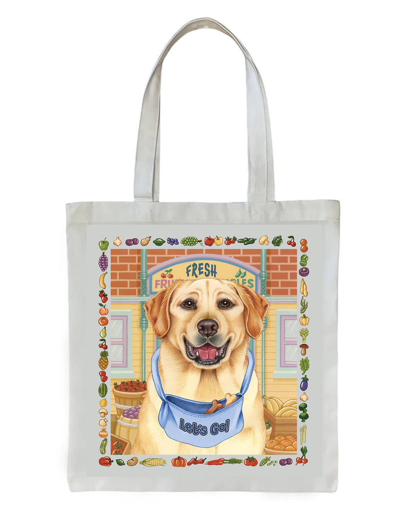 Yellow Labrador -   Dog Breed Tote Bag