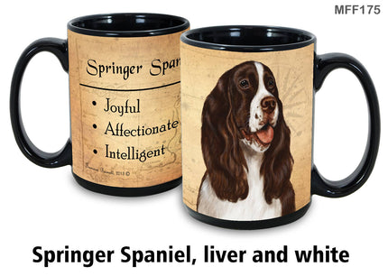 Springer Spaniel Liver/White Mug Coffee Cup