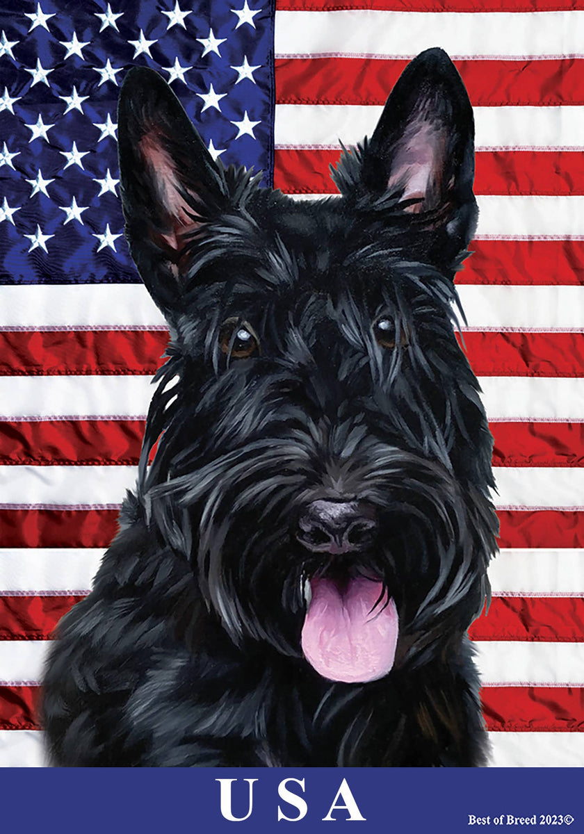 Scottish Terrier -  All-American II Garden Flag