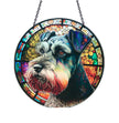 Giant Schnauzer Suncatcher with Chain