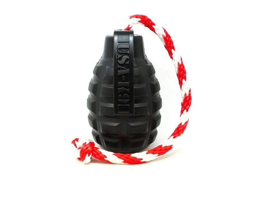 Dog Toy SP USA-K9 Magnum Grenade Dog Chew Toy Black