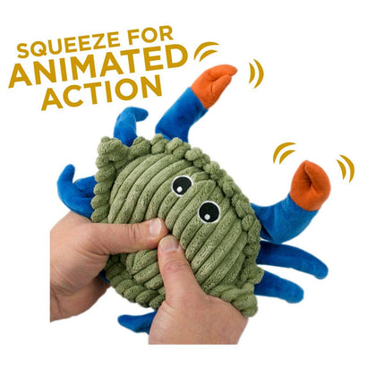 Dog Toy Crab Animated Plush Crab Toy
