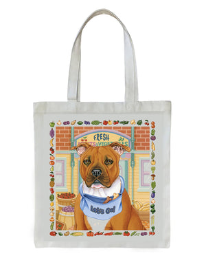 Pit Bull Tan -   Dog Breed Tote Bag