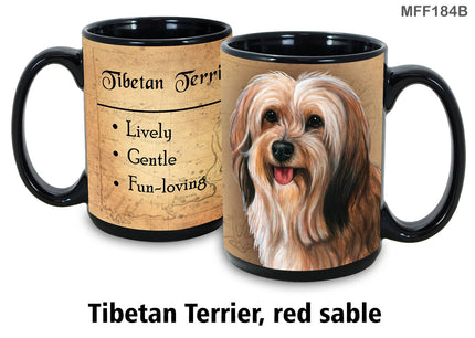 Tibetan Terrier Red Sable Coffee Mug Cup