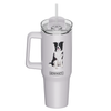 Border Collie 40 oz Tumbler with Handle and Straw Lid