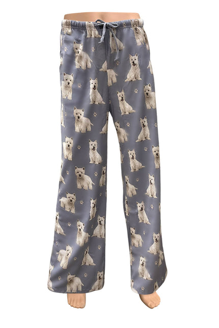 Westie Pajama Bottoms