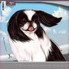 "I Love My Japanese Chin" Vinyl Car Window Decal - 5x4.75 Inch Dog Lover Sticker
