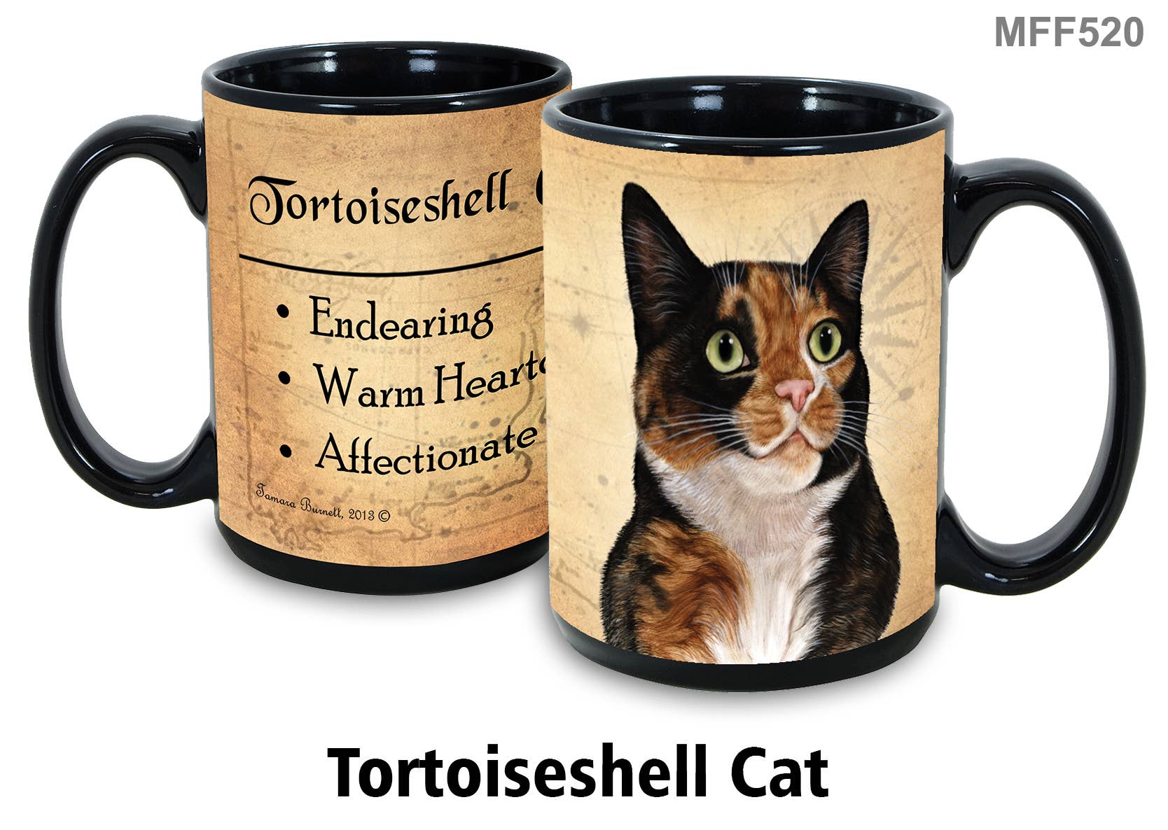 Cat Tortoiseshell Calico Mug Coffee Cup