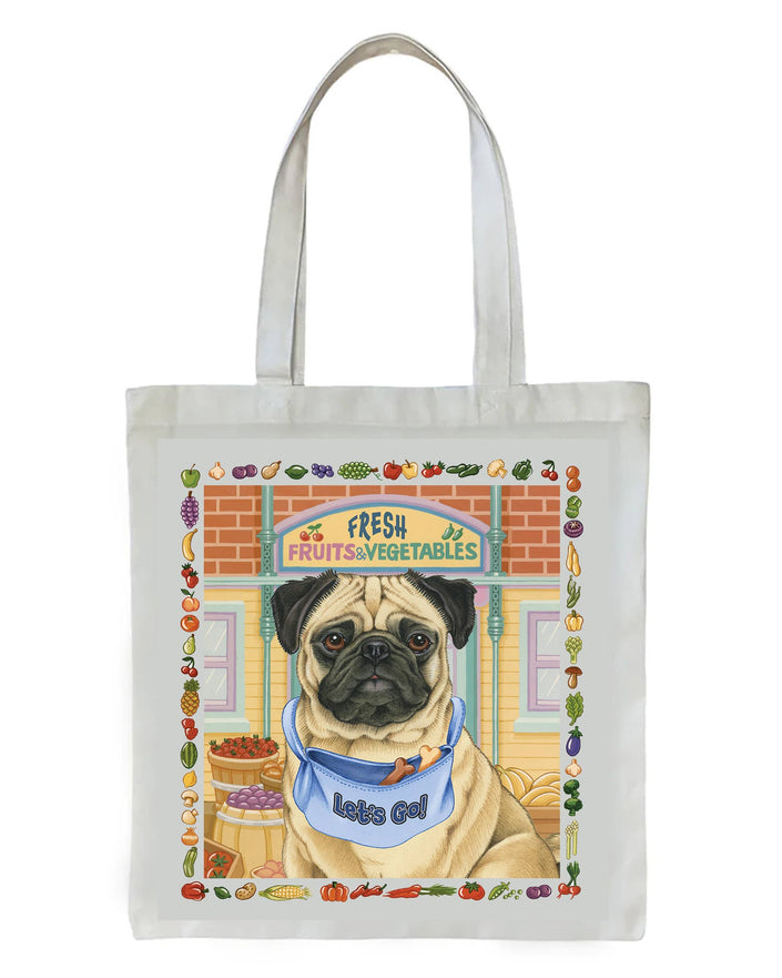 Pug Fawn -   Dog Breed Tote Bag