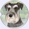 Schnauzer, Uncropped Car Coaster